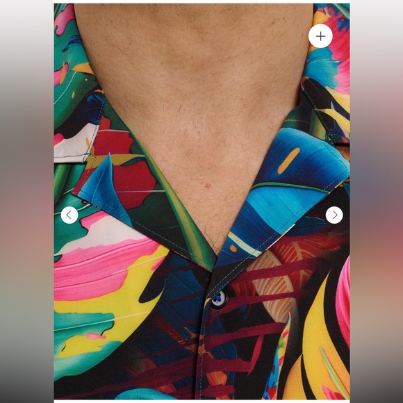 NWT ROBERT GRAHAM TOUCAN SHORT SLEEVE BUTTON DOWN SHIRT - Picture 4 of 8